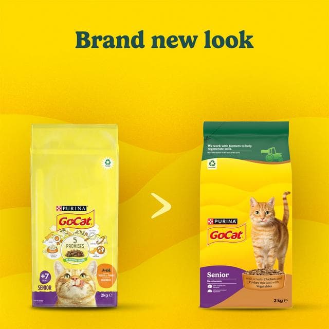 Go-Cat Chicken Rice & Veg Senior Dry Cat Food 2kg - gallery image 3
