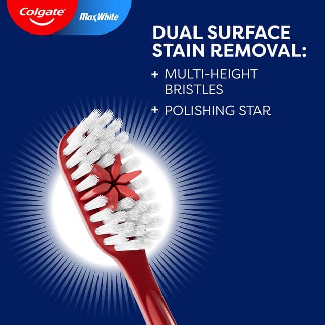 Colgate Max White Medium Toothbrush - gallery image 4