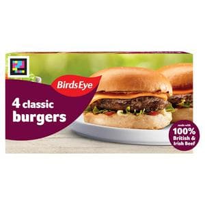 Birds Eye Classic Beef Burgers with Onion 227g