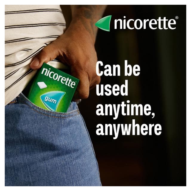 Nicorette Icy White Gum Pieces Quit Smoking Aid x105 2mg - gallery image 6