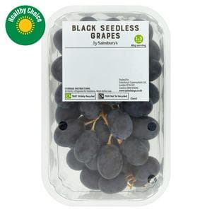 Sainsbury's Black Seedless Grapes 500g