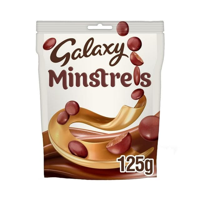 Galaxy Minstrels Milk Chocolate Buttons Pouch Bag 118g - gallery image 1