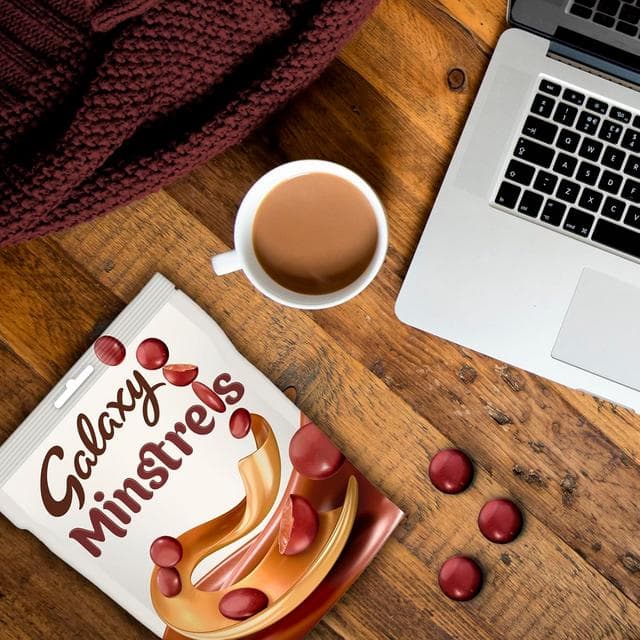 Galaxy Minstrels Milk Chocolate Buttons Pouch Bag 118g - gallery image 3