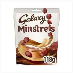 Galaxy Minstrels Milk Chocolate Buttons Pouch Bag 118g