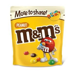 M&M's Crunchy Peanut & Milk Chocolate Sharing Pouch Bag 200g