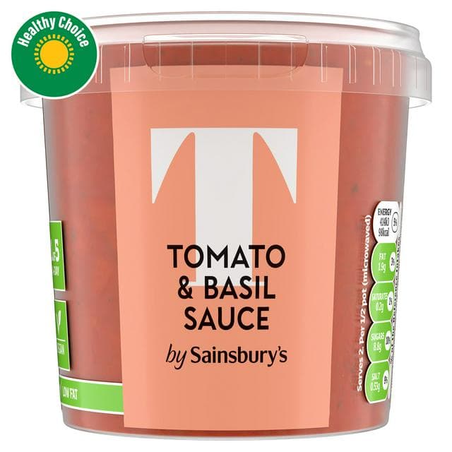 Sainsbury's Tomato & Basil Sauce 350g (Serves 2) - gallery image 1