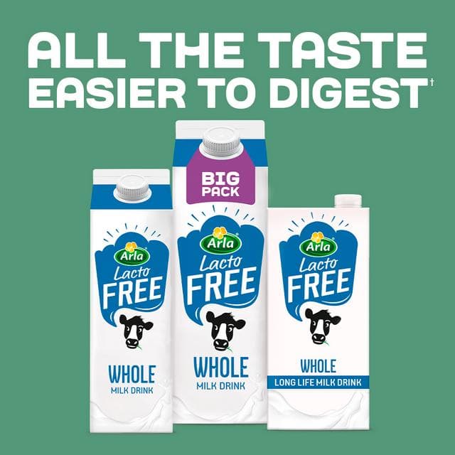 Arla Lactofree Fresh Whole Milk Drink 1 Litre - gallery image 2