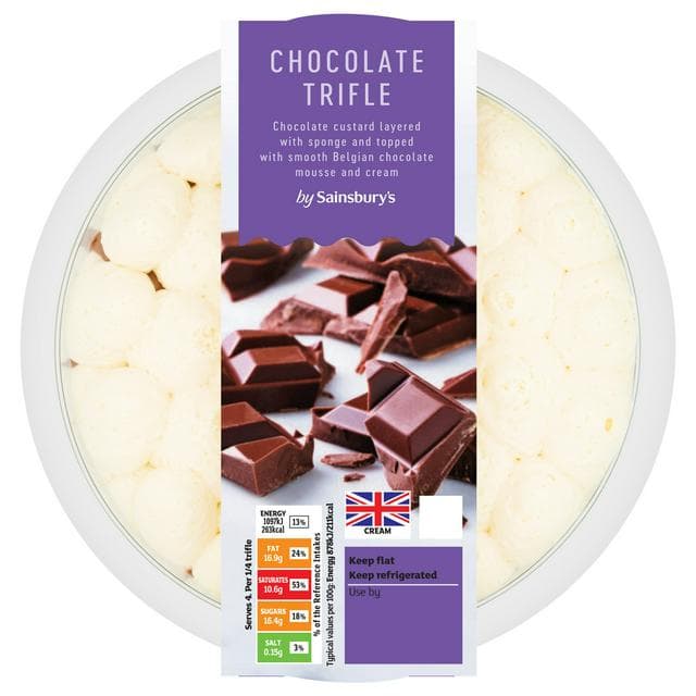 Sainsbury's Chocolate Trifle 500g - gallery image 1