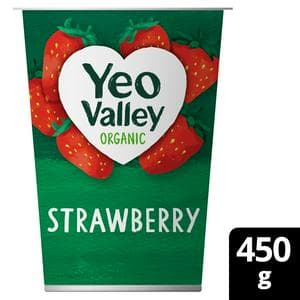 Yeo Valley Organic Strawberry Yogurt 450g