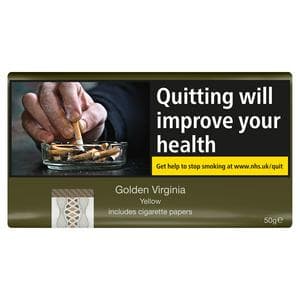 Golden Virginia Yellow 50g Pouch