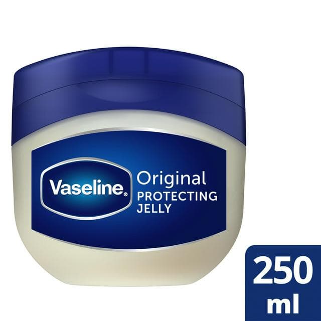 Vaseline Original Petroleum Jelly Moisturiser Locks in Moisture & Heals Dry Skin 250ml - gallery image 1