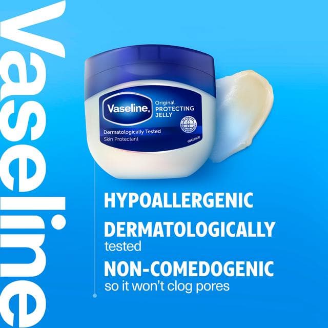 Vaseline Original Petroleum Jelly Moisturiser Locks in Moisture & Heals Dry Skin 250ml - gallery image 2