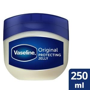 Vaseline Original Petroleum Jelly Moisturiser Locks in Moisture & Heals Dry Skin 250ml