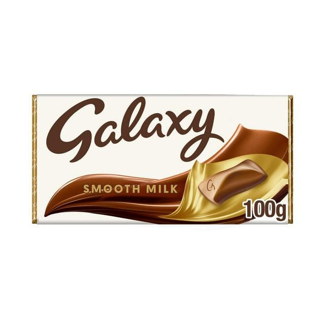 Galaxy Smooth Milk Chocolate Block Bar Vegetarian 100g - gallery image 1