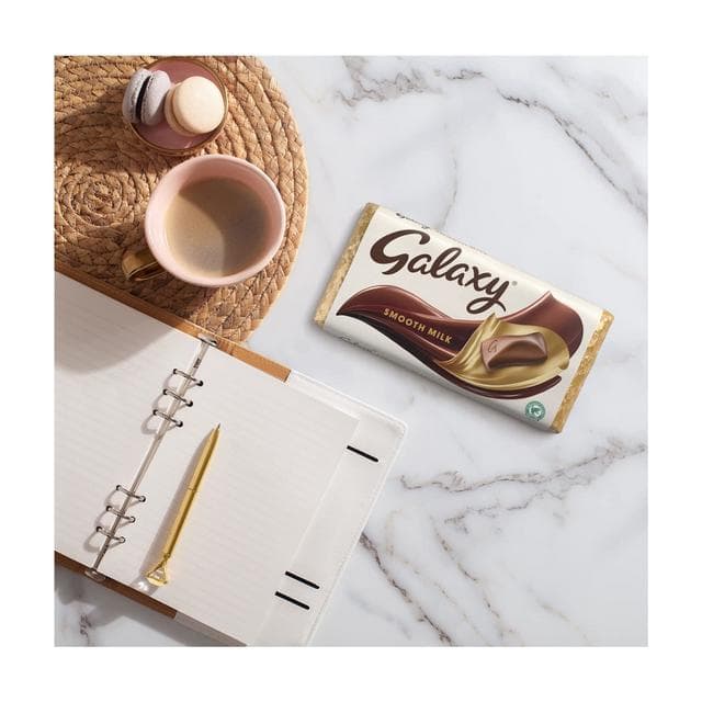 Galaxy Smooth Milk Chocolate Block Bar Vegetarian 100g - gallery image 3