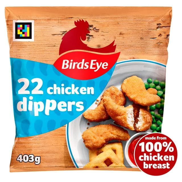 Birds Eye 22 x Crispy Chicken Dippers 403g - gallery image 1