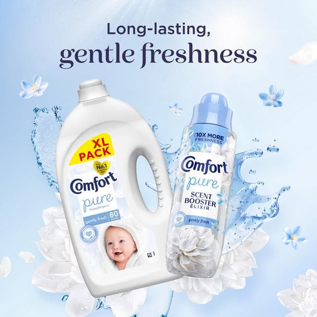 Comfort Pure 80 Washes Fabric Conditioner 2.4L - gallery image 5