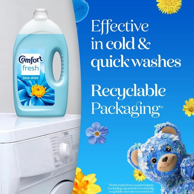 Comfort Fresh 80 washes Blue Skies Fabric Conditioner 2.4L - gallery image 3