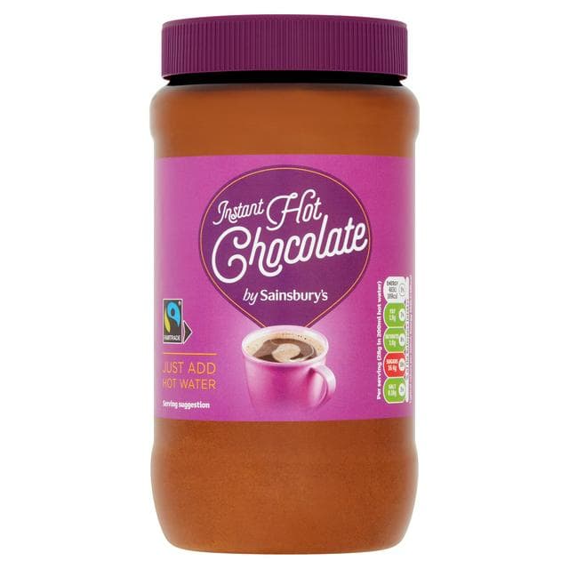 Sainsbury's Instant Fairtrade Hot Chocolate 350g - gallery image 1