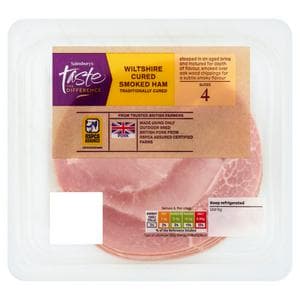 Sainsbury's 120g Wiltshire Cured Smoked Ham, Taste the Difference
