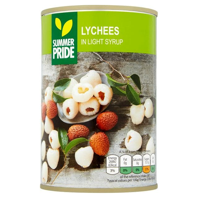 Summer Pride Lychees in Light Syrup 425g - gallery image 1