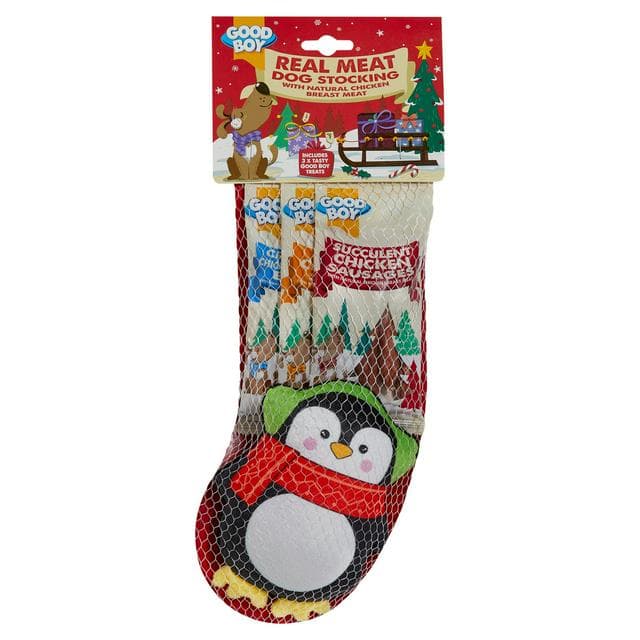 Good Boy Real Meat Christmas Stocking with Natural Chicken Breast Meat Dog Treats - gallery image 1