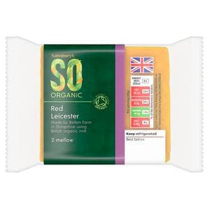 Sainsbury's Red Leicester, SO Organic 270g