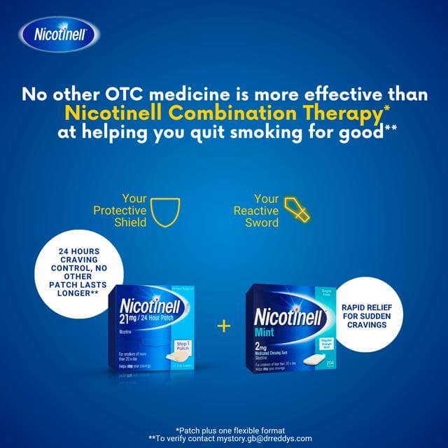 Nicotinell Gum Stop Smoking Aid 2mg Mint x204 - gallery image 4