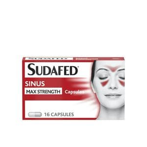 Sudafed Sinus Max Strength Capsules x16