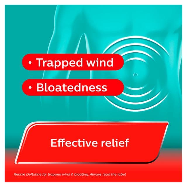Rennie Deflatine Trapped Wind Relief Tablets x36 - gallery image 2