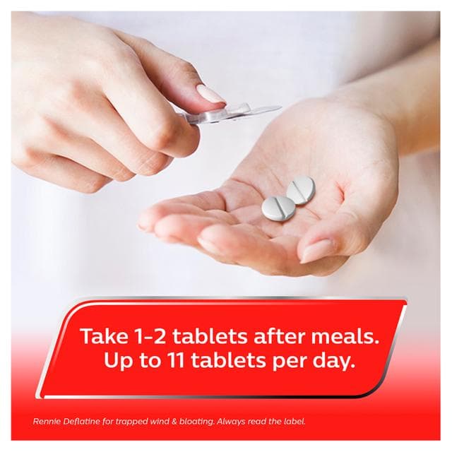 Rennie Deflatine Trapped Wind Relief Tablets x36 - gallery image 6