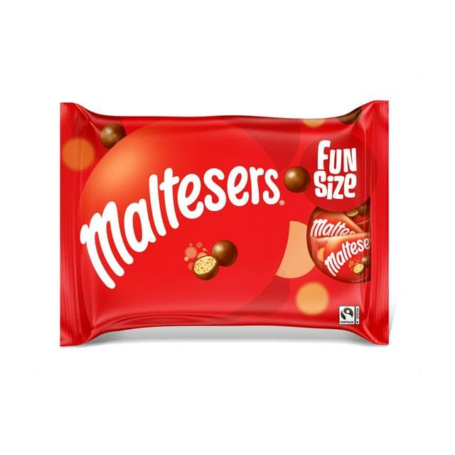 Maltesers 11 x 18g Milk Chocolate Honeycomb Centre Funsize Multipack Bags - gallery image 1
