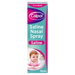 Calpol Saline Nasal Spray Congestion Relief From Birth 15ml