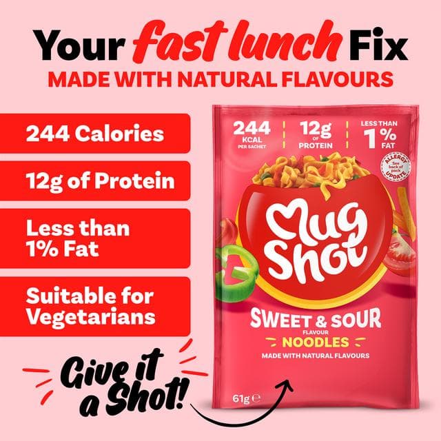 Mug Shot Noodles Sweet & Sour 67g - gallery image 2