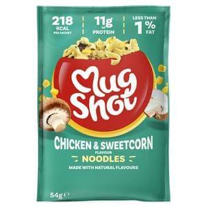 Mug Shot Noodles Chicken & Sweetcorn 54g