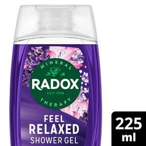 Radox Feel Relaxed Shower Gel Lavender & Waterlily Body Wash 225ml
