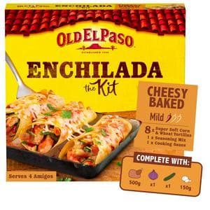 Old El Paso Mexican Cheesy Bakes Enchilada Dinner Kit 663g