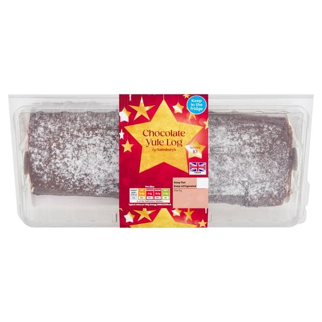 Sainsbury's 645g Chocolate Yule Log - gallery image 1