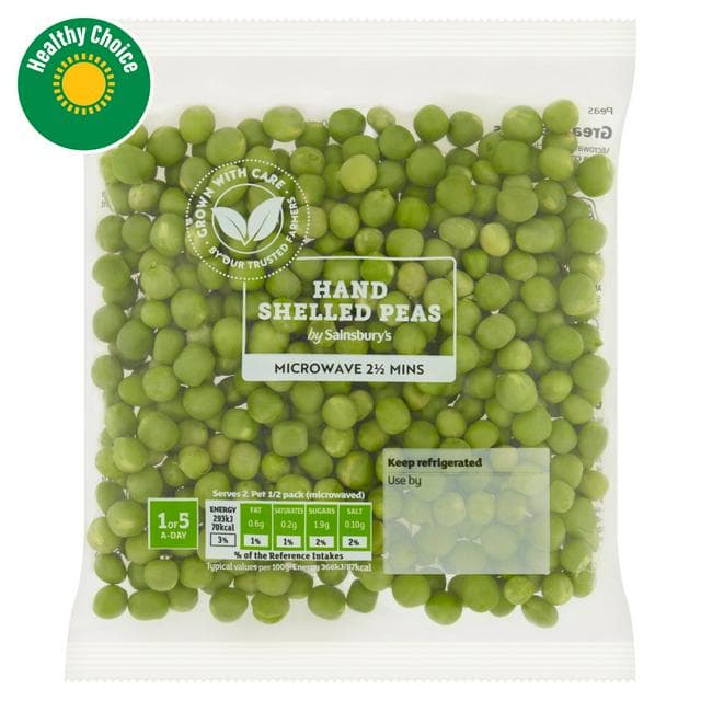 Sainsbury's Shelled Peas 160g - gallery image 1