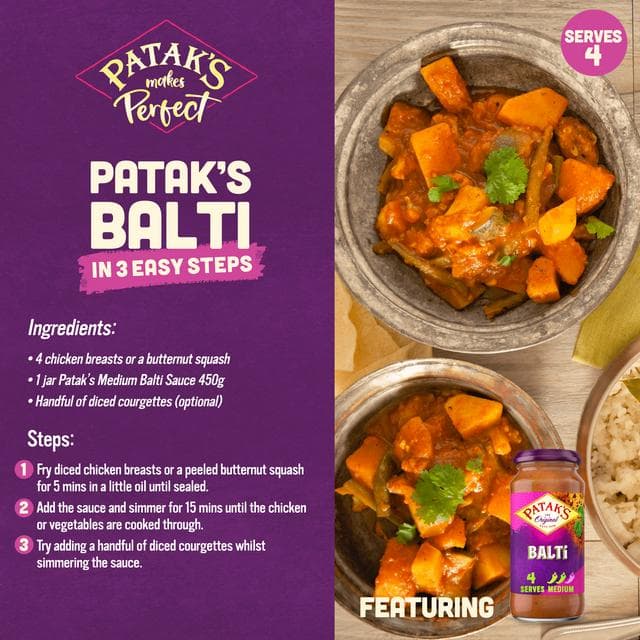 Patak's Balti Curry Sauce 450g - gallery image 2