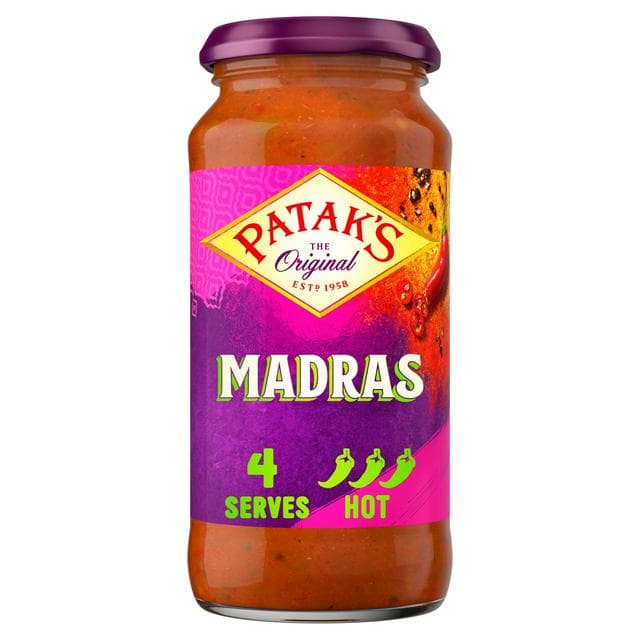 Patak's Madras Curry Sauce 450g - gallery image 1