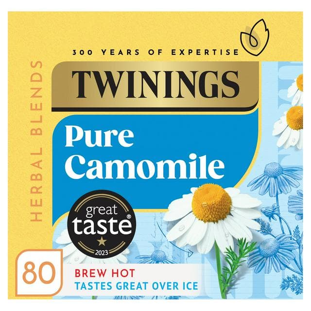 Twinings Pure Camomile Tea, 80 Tea Bags - gallery image 1