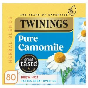 Twinings Pure Camomile Tea, 80 Tea Bags