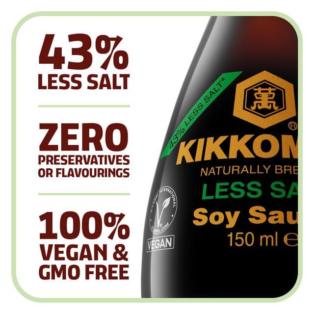 Kikkoman 150ml Reduced Salt Soy Sauce - gallery image 3