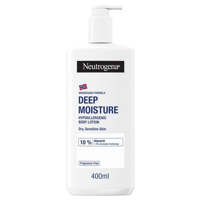 Neutrogena Deep Moisture Fast Absorbing Body Lotion Moisturiser 400ml - gallery image 1