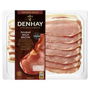 Denhay Dry Cured Smoked Back Bacon 200g