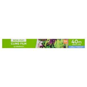 Sainsbury's Non Pvc Cling Film 40m