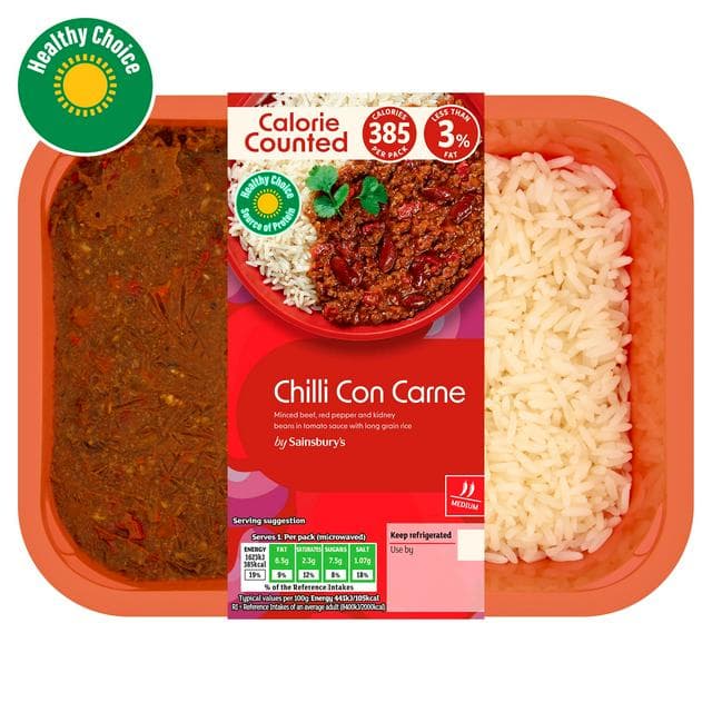 Sainsbury's Calorie Counted 400g Chilli Con Carne, Be Good To Yourself (Serves 1) - gallery image 1