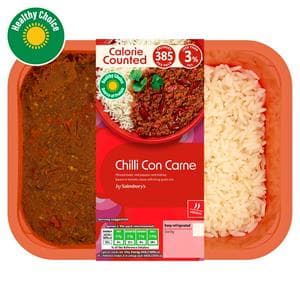 Sainsbury's Calorie Counted 400g Chilli Con Carne, Be Good To Yourself (Serves 1)