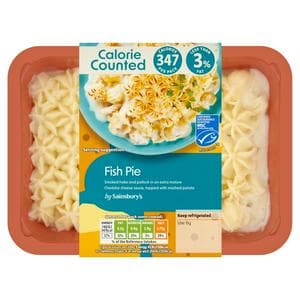 Sainsbury's Calorie Counted 400g Fish Pie, Be Good To Yourself (Serves 1)